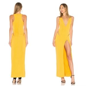 COPY - NBD Revolve Tweet yellow maxi dress NWT